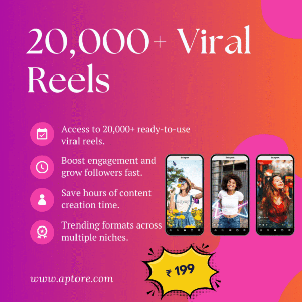 🎬 Supercharge Your Social Media with 20,000+ Viral Reels