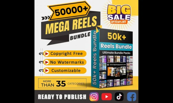 🔥 150,000+ Copyright-Free Premium Reels Bundle 🔥